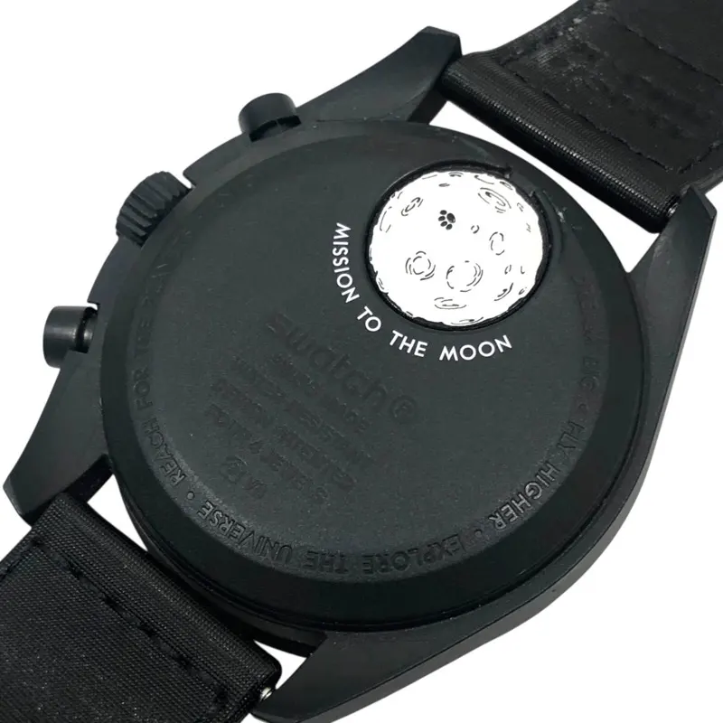 Omega x Swatch “Snoopy Edition” Mission To The Moonphase Men's Watch- S033B700